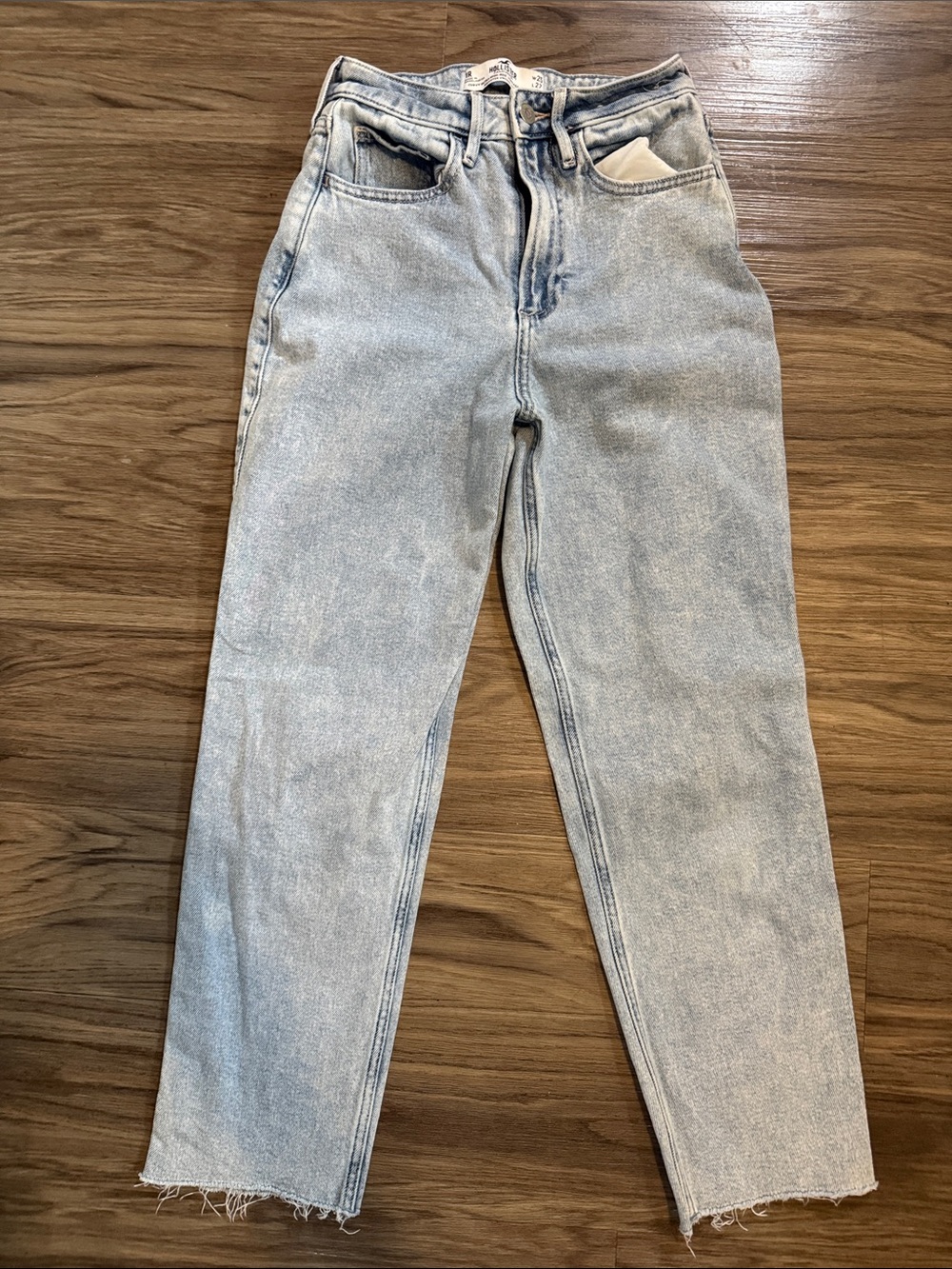 Hollister Light Blue Straight Leg Jeans